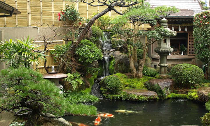宫岛的日式花园